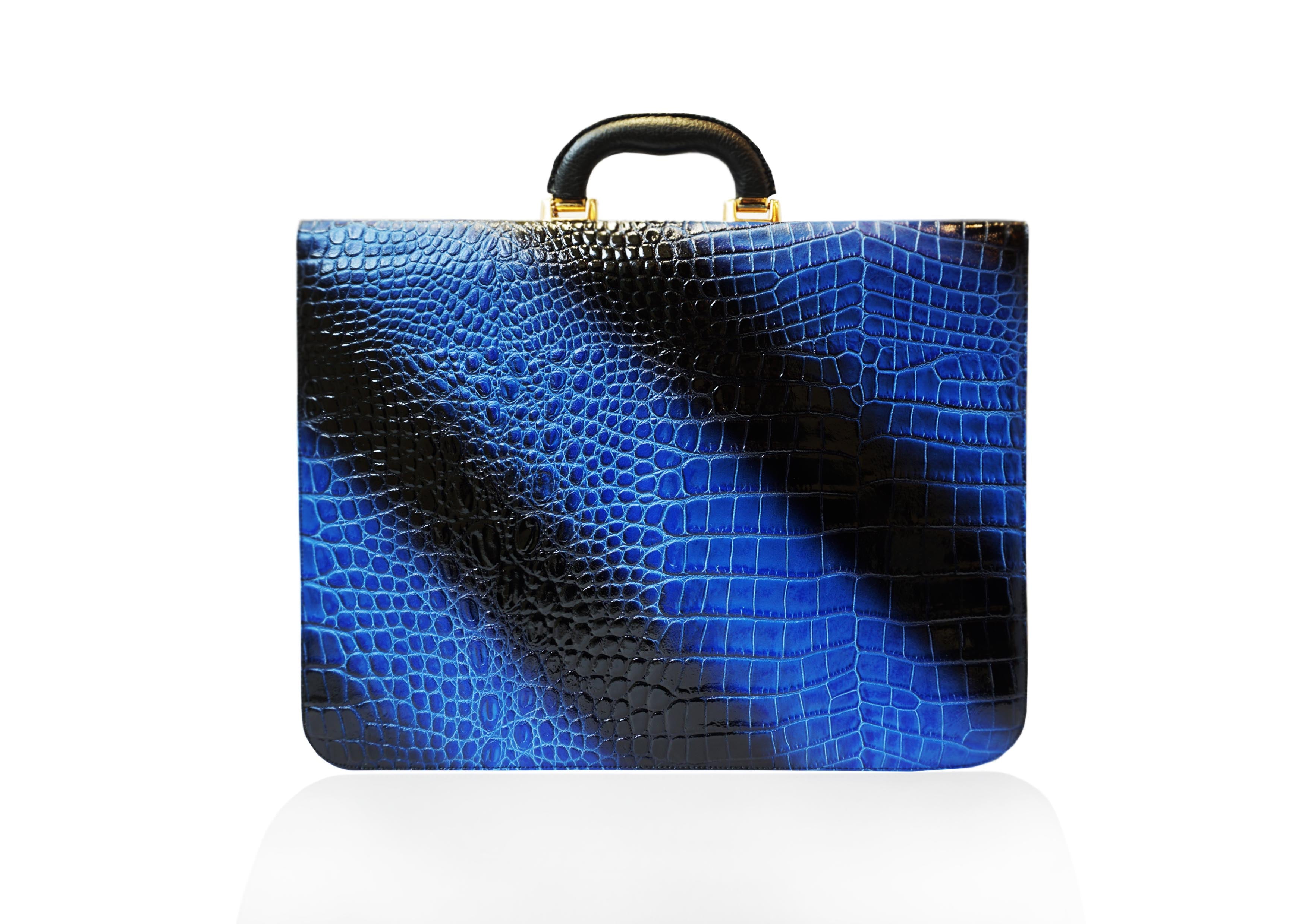 Classic Briefcase Royal Blue - Large
